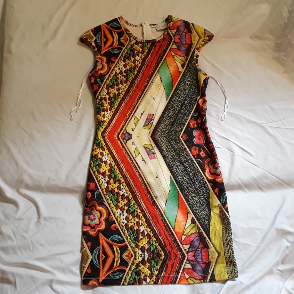 Baby Angel Multi Colored Kids Dress Size Small